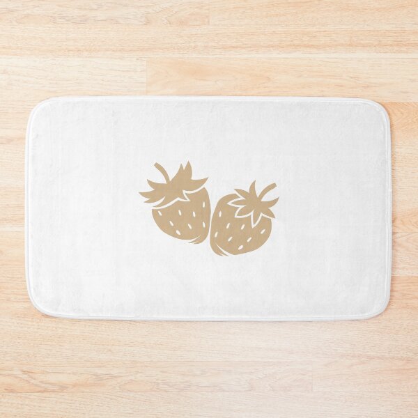 Item preview, Tan Strawberry Pair Fruit Design designed and sold by pattern-archive.