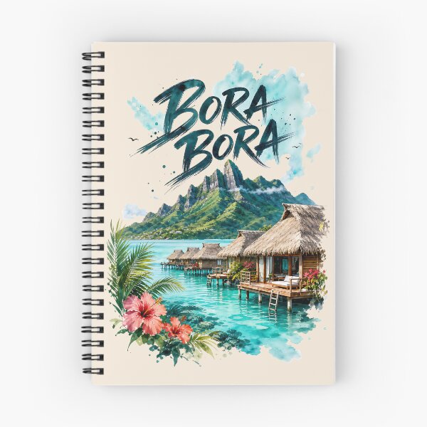 Item preview, Bora Bora Overwater Paradise Tropical Island  designed and sold by Rosie's Wildflower Boutique.