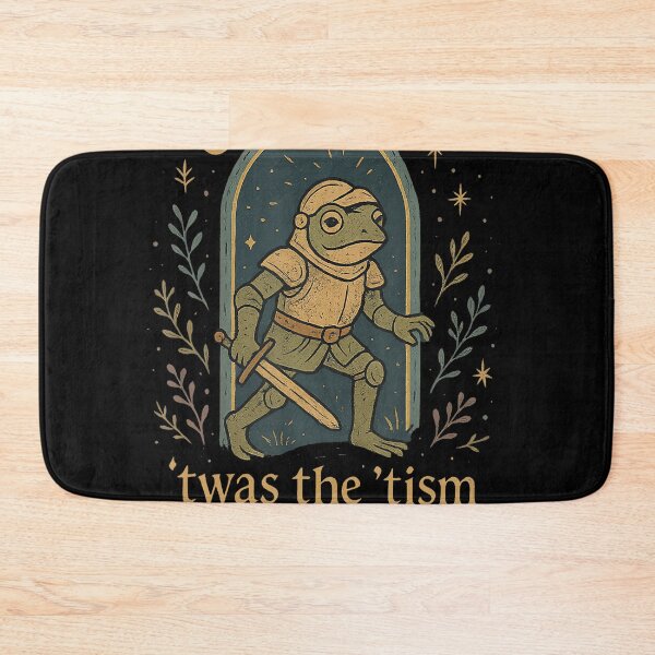 Item preview, Funny Frog Knight Autism Tism Meme designed and sold by cruddenstroud23.