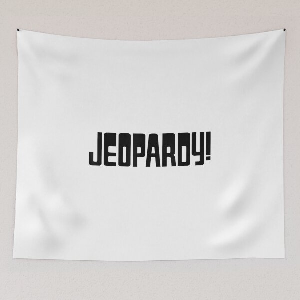 Item preview, Jeopardy White designed and sold by VickyKuhnart.