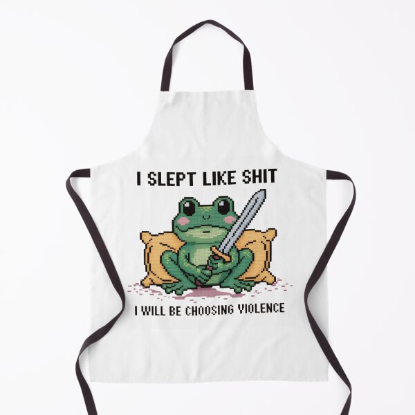 Item preview, Pixel Frog Choosing Violence, Funny Gamer Frog Meme designed and sold by Zizo-DR44.