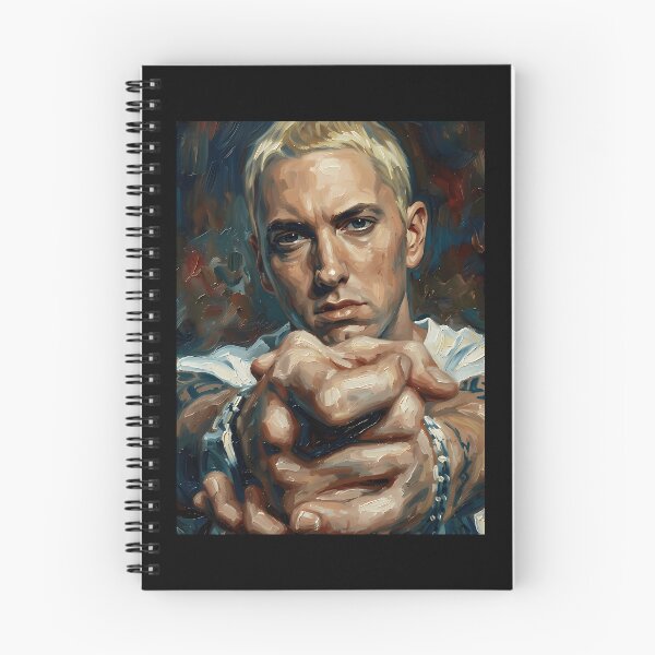 Item preview,  Eminem Oil Painting designed and sold by Naglaa Store.