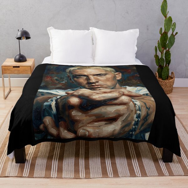 Item preview, Eminem Oil Painting designed and sold by Naglaa Store.