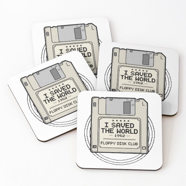 Item preview, I Saved The World - Floppy Disk Club designed and sold by GeeklyShirts.