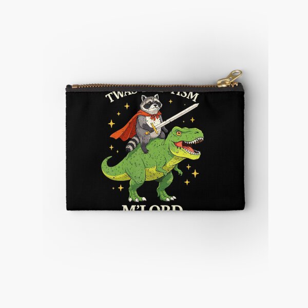 Item preview, Funny Raccoon Dinosaur Rider Tism Meme designed and sold by jerrimisty889.