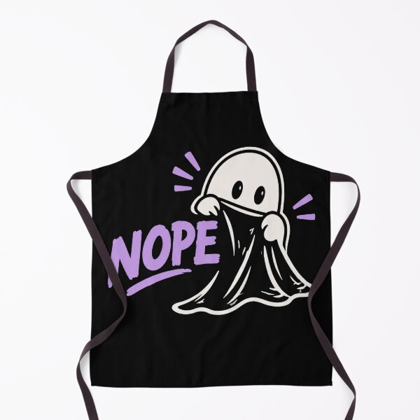 Item preview, Nope Ghost Cute Spooky Humor designed and sold by AzulAdams.