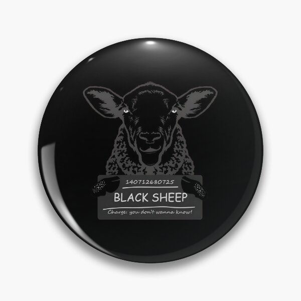 Item preview, Black Sheep Mugshot Humor designed and sold by wyrichbosle.