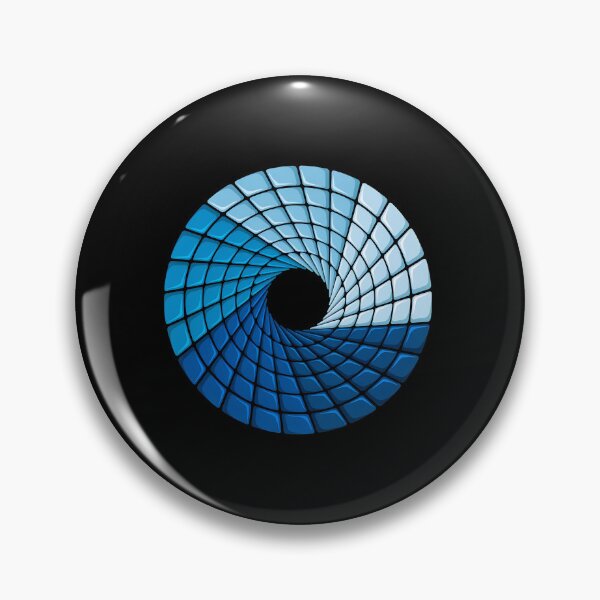 Item preview, Blue Vortex Tile Illusion designed and sold by lamercarv.
