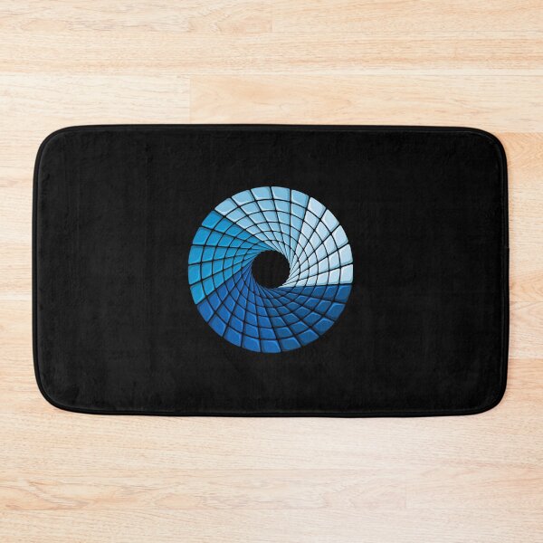 Item preview, Blue Vortex Tile Illusion designed and sold by lamercarv.