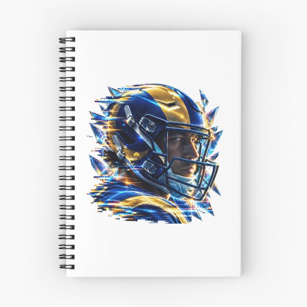 Item preview, Matthew-Stafford Inspired Los Angeles Football Glitch Portrait designed and sold by YAWO-PAE.