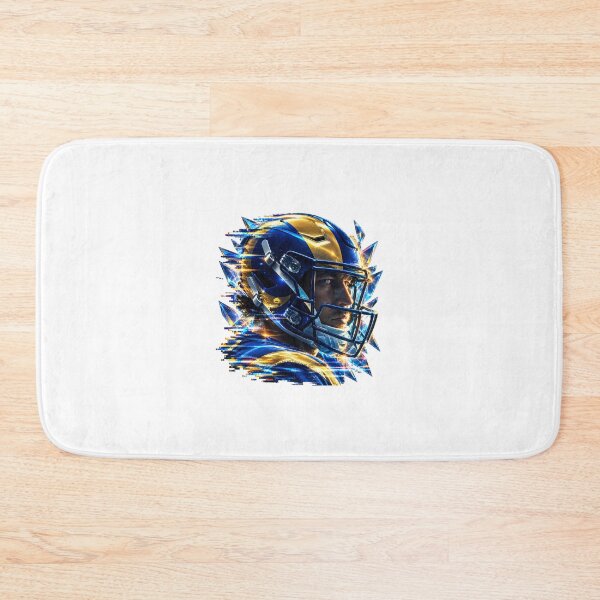 Item preview, Matthew-Stafford Inspired Los Angeles Football Glitch Portrait designed and sold by YAWO-PAE.