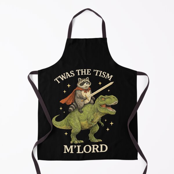 Item preview, Funny Raccoon Dinosaur Rider Tism Meme designed and sold by jerrimisty889.