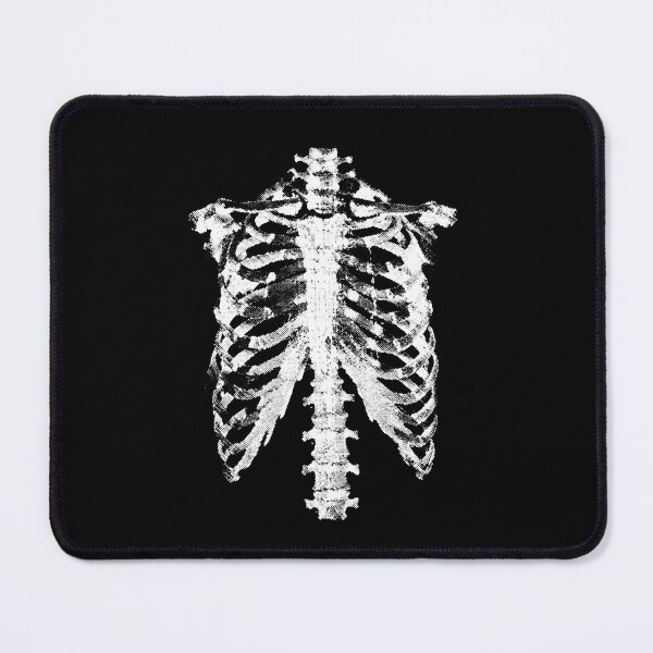 Item preview, White Vintage Anatomical Rib Cage Sketch Design designed and sold by ArtofDari.