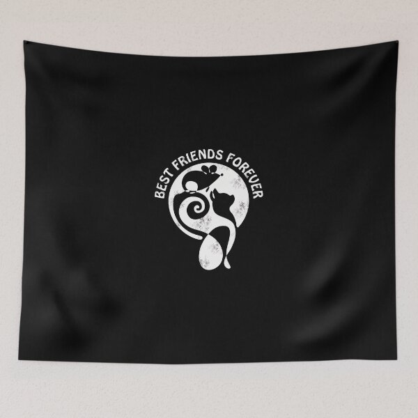 Item preview, Cat Mouse Best Friends Forever Emblem designed and sold by fetzrolfs.