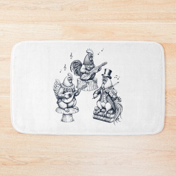 Item preview, Vintage Chicken Music Instrument Animal Lover designed and sold by dian-rody-crest.
