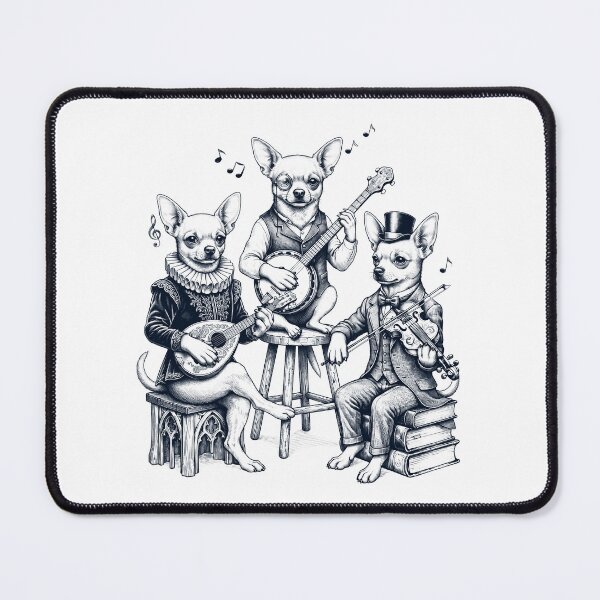 Item preview, Vintage Chihuahua Music Instrument Dog Lover designed and sold by dian-rody-crest.