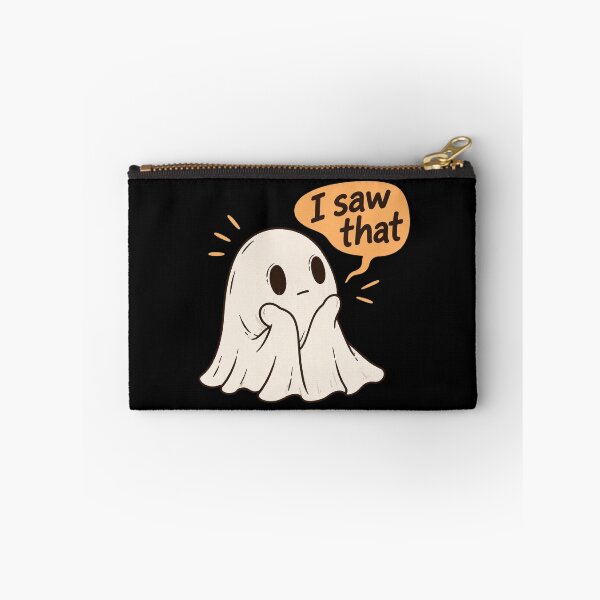 Item preview, Funny Ghost Saying I Saw That Spooky Humor Internet Meme designed and sold by Bandnarelle.