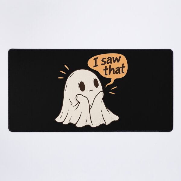 Item preview, Funny Ghost Saying I Saw That Spooky Humor Internet Meme designed and sold by Bandnarelle.