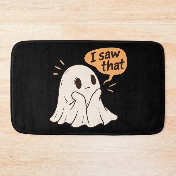 Item preview, Funny Ghost Saying I Saw That Spooky Humor Internet Meme designed and sold by Bandnarelle.