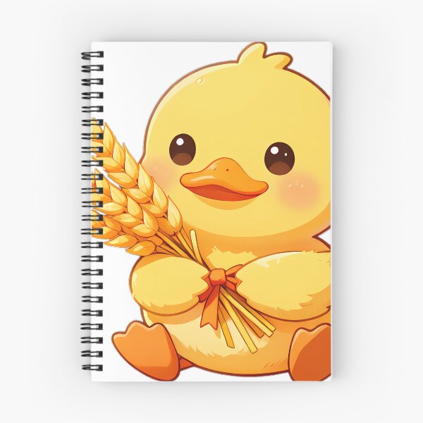 Item preview, Cute Duckling with Harvest Wheat Sheaf Thanksgiving designed and sold by pumsquare.