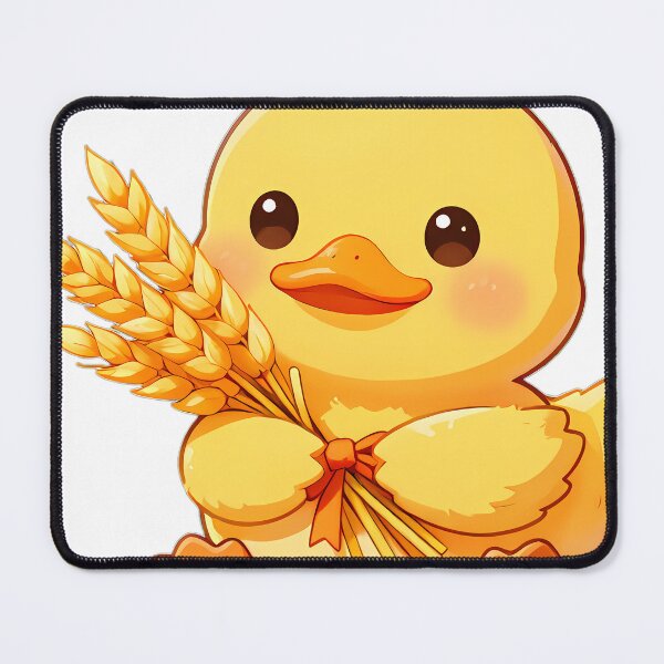 Item preview, Cute Duckling with Harvest Wheat Sheaf Thanksgiving designed and sold by pumsquare.