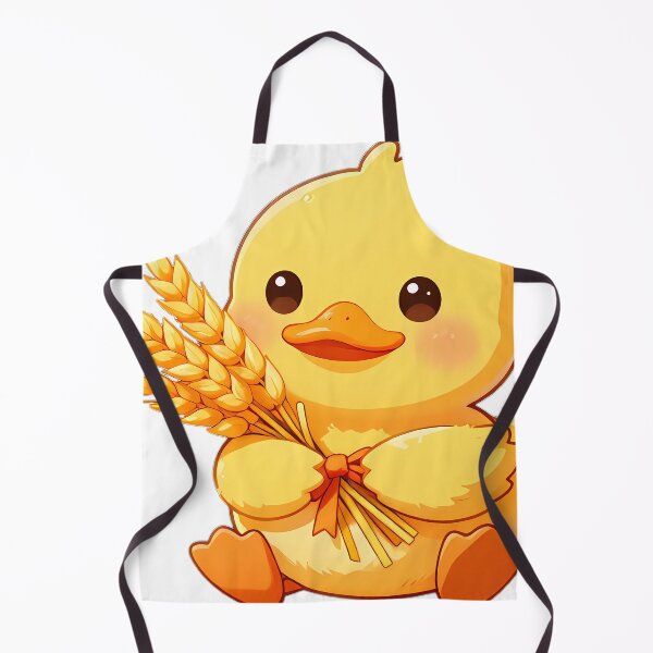 Item preview, Cute Duckling with Harvest Wheat Sheaf Thanksgiving designed and sold by pumsquare.