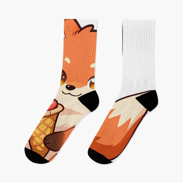 Item preview, Cute Red Fox Kit with Harvest Cornucopia Thanksgiving designed and sold by pumsquare.