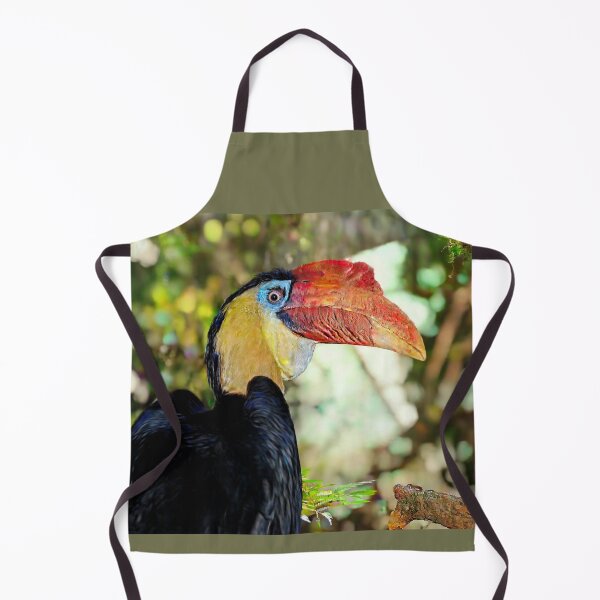 Item preview, Hornbill in Vibrant  Rainforest  designed and sold by Savannah Gibbs.