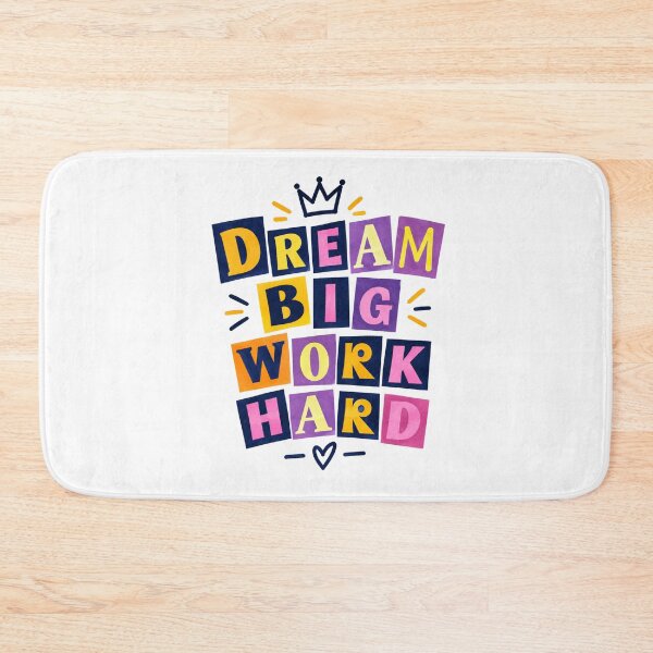 Item preview, Dream big work hard designed and sold by Toufittery.