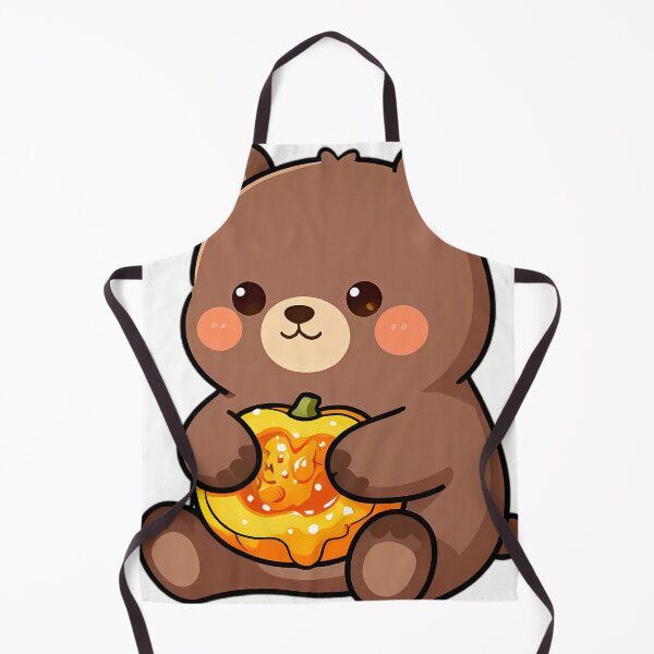Item preview, Cute Bear Cub with Roasted Acorn Squash Thanksgiving designed and sold by pumsquare.