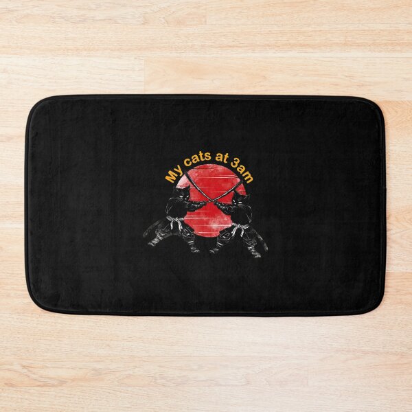Item preview, Cats Ninjas Sword Fight 3am Rising Sun designed and sold by helencacu.