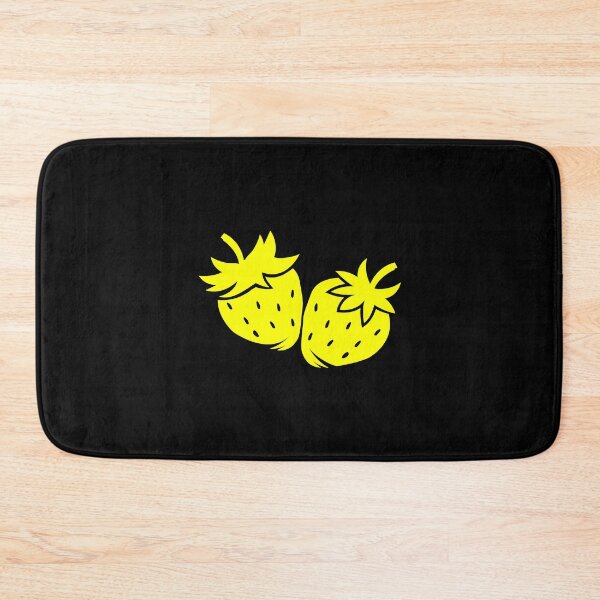 Item preview, Yellow Strawberry Pair Fruit Design designed and sold by pattern-archive.