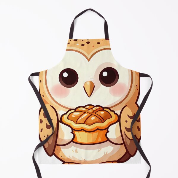 Item preview, Cute Barn Owl with Pecan Pie Tart Thanksgiving Feast designed and sold by pumsquare.