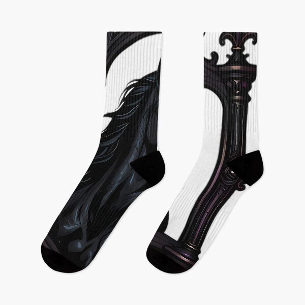 Item preview, Gothic Spectral Black Stallion Manor Gate Crest designed and sold by IllumeInk.
