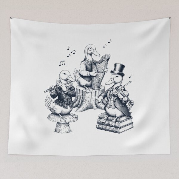 Item preview, Vintage Duck Music Instrument Animal Lover designed and sold by dian-rody-crest.