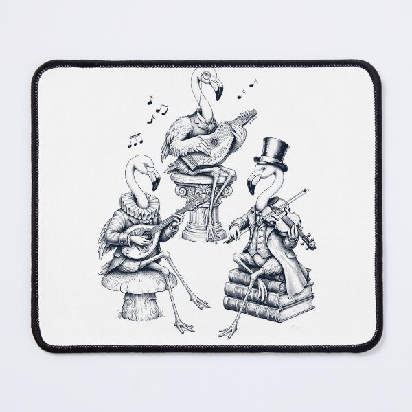 Item preview, Vintage Flamingo Music Instrument Animal Lover designed and sold by dian-rody-crest.