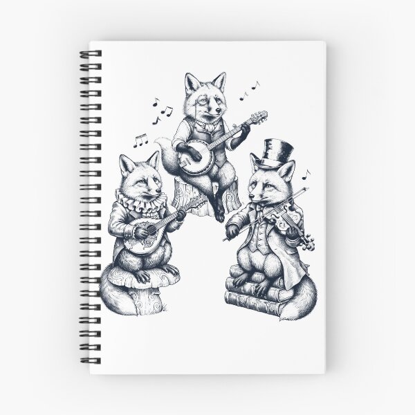 Item preview, Vintage Fox Music Instrument Animal Lover designed and sold by dian-rody-crest.