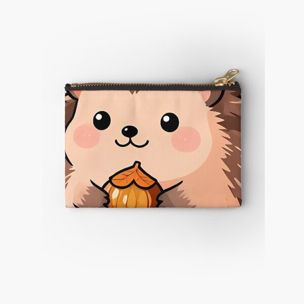 Item preview, Cute Hedgehog with Roasted Chestnut Thanksgiving Feast designed and sold by pumsquare.