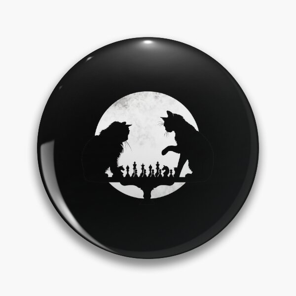 Item preview, Cat and Mouse Play Chess Under the Moon designed and sold by sotospor.