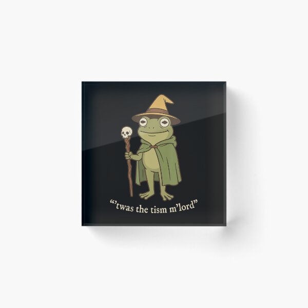 Item preview, Funny Frog Tism Meme Medieval Humor designed and sold by jerrimisty889.