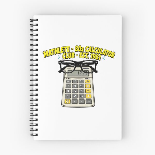 Item preview, Mathlete - 80s Calculator Club designed and sold by GeeklyShirts.