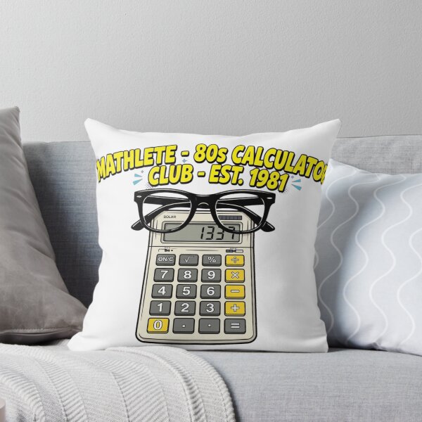 Item preview, Mathlete - 80s Calculator Club designed and sold by GeeklyShirts.
