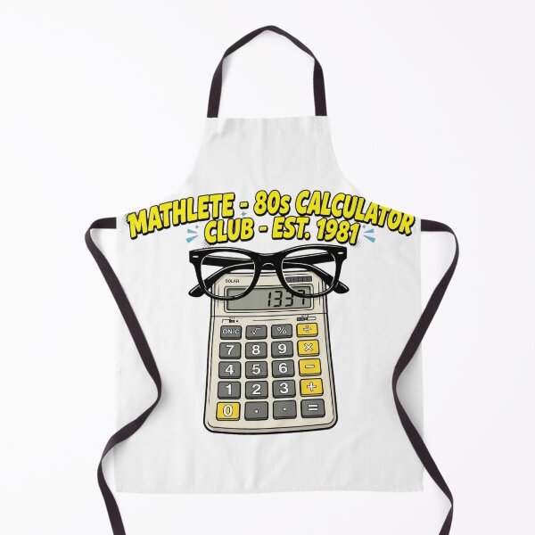 Item preview, Mathlete - 80s Calculator Club designed and sold by GeeklyShirts.