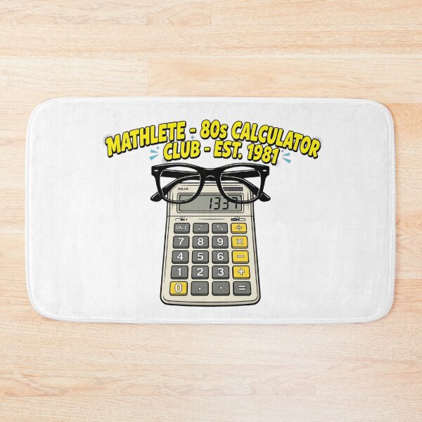 Item preview, Mathlete - 80s Calculator Club designed and sold by GeeklyShirts.