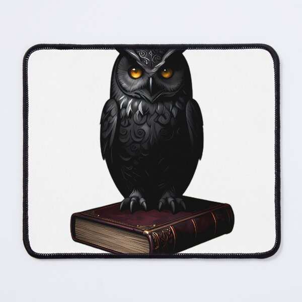 Item preview, Gothic Phantom Screech Owl Antique Grimoire designed and sold by IllumeInk.