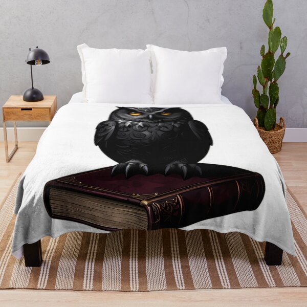 Item preview, Gothic Phantom Screech Owl Antique Grimoire designed and sold by IllumeInk.