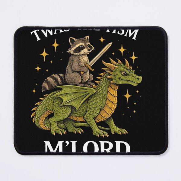 Item preview, Funny Raccoon Dragon Rider Tism Medieval Meme designed and sold by cruddenstroud23.