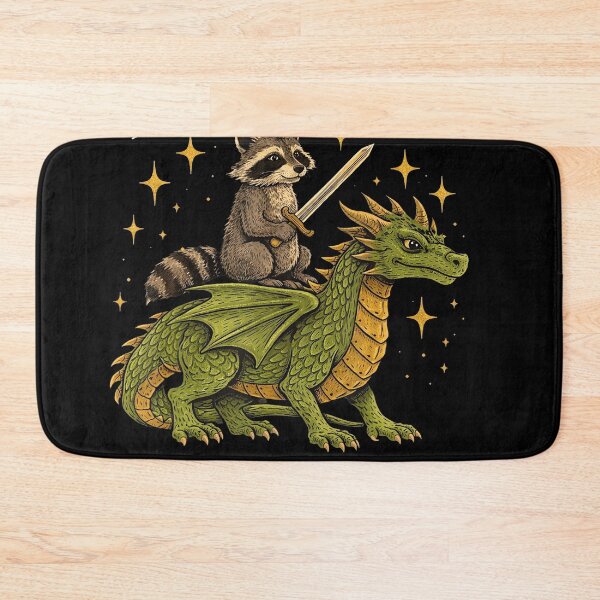 Item preview, Funny Raccoon Dragon Rider Tism Medieval Meme designed and sold by cruddenstroud23.