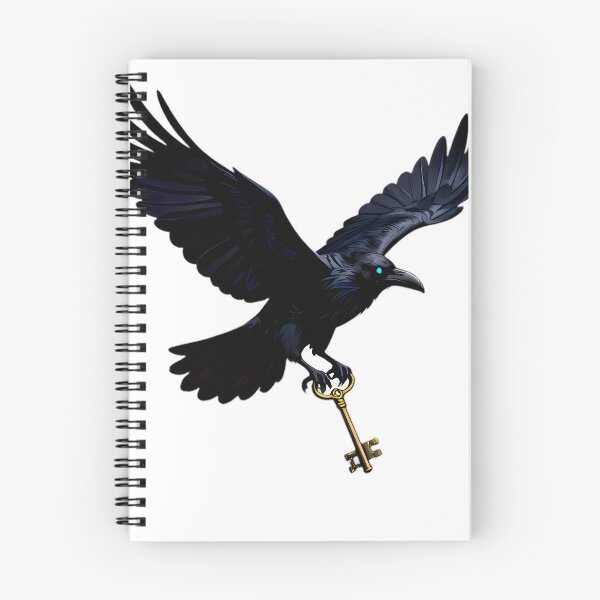 Item preview, Gothic Phantom Raven Flying Manor Key designed and sold by IllumeInk.