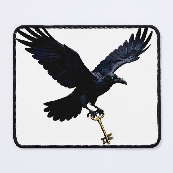 Item preview, Gothic Phantom Raven Flying Manor Key designed and sold by IllumeInk.